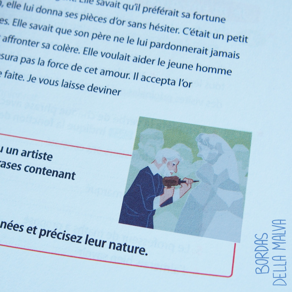 Mon Cahier De Francais 4eme Bordas Eleonore Della Malva • Illustratrice » Blog Archive » Bordas / Mon cahier  de français 4e